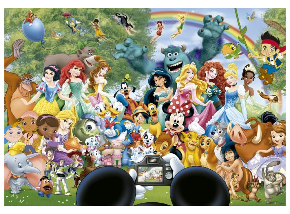 EDUCA Puzzle Úžasný svet Disney II 1000 dielikov