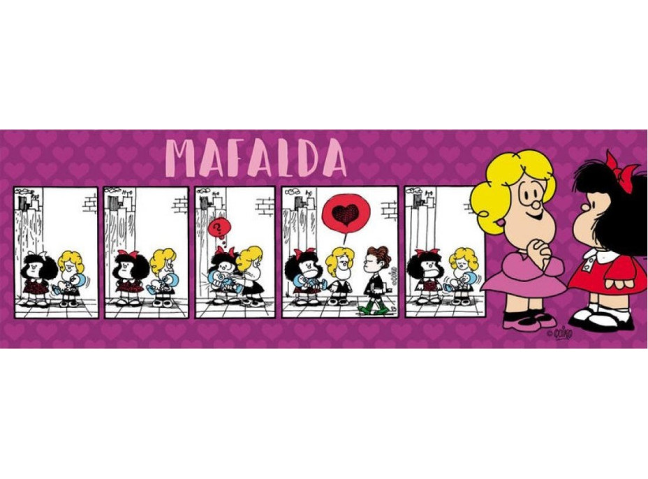 CLEMENTONI Panoramatické puzzle Mafalda 1000 dielikov