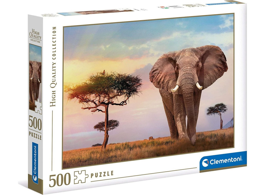 CLEMENTONI Puzzle Africký západ slnka 500 dielikov