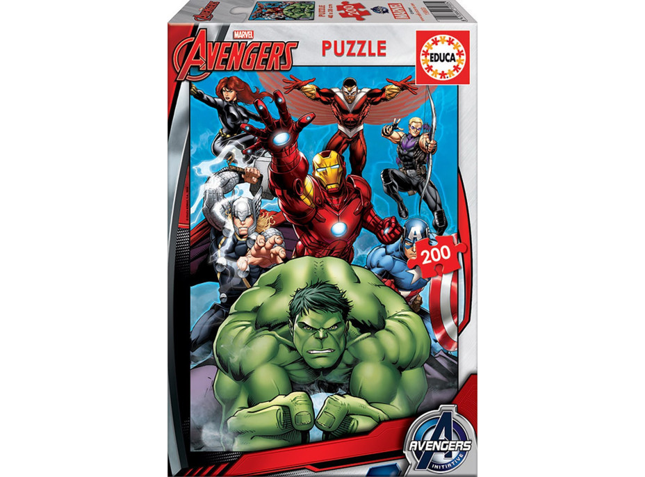 EDUCA Puzzle Avengers - Zjednotenie 200 dielikov