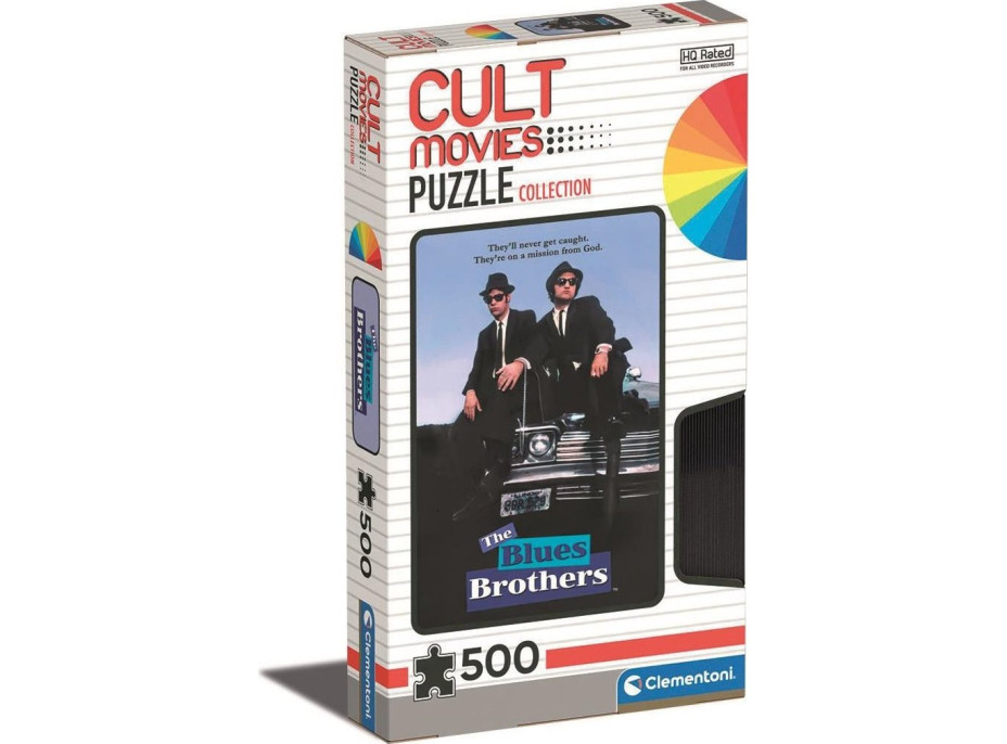 CLEMENTONI Puzzle Cult Movies: Bratia Bluesovi 500 dielikov