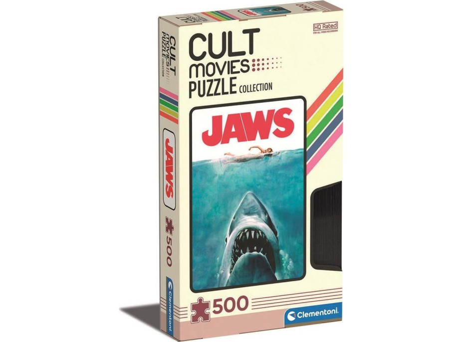 CLEMENTONI Puzzle Cult Movies: Čeľuste 500 dielikov