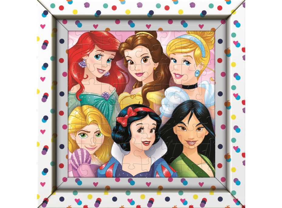 CLEMENTONI Puzzle Frame Me Up Disney princeznej 60 dielikov