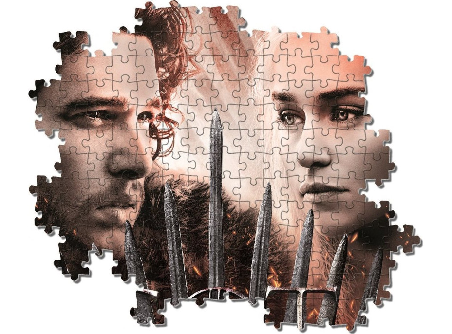 CLEMENTONI Puzzle Hra o tróny: Jon a Daenerys 1000 dielikov