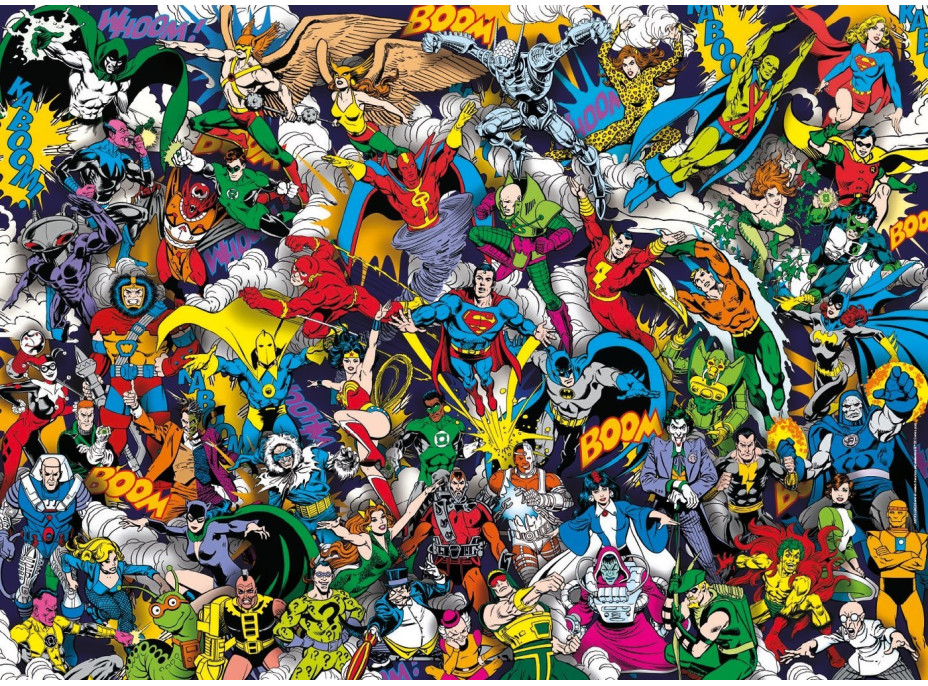 CLEMENTONI Puzzle Impossible: DC Comics Justice League 1000 dielikov