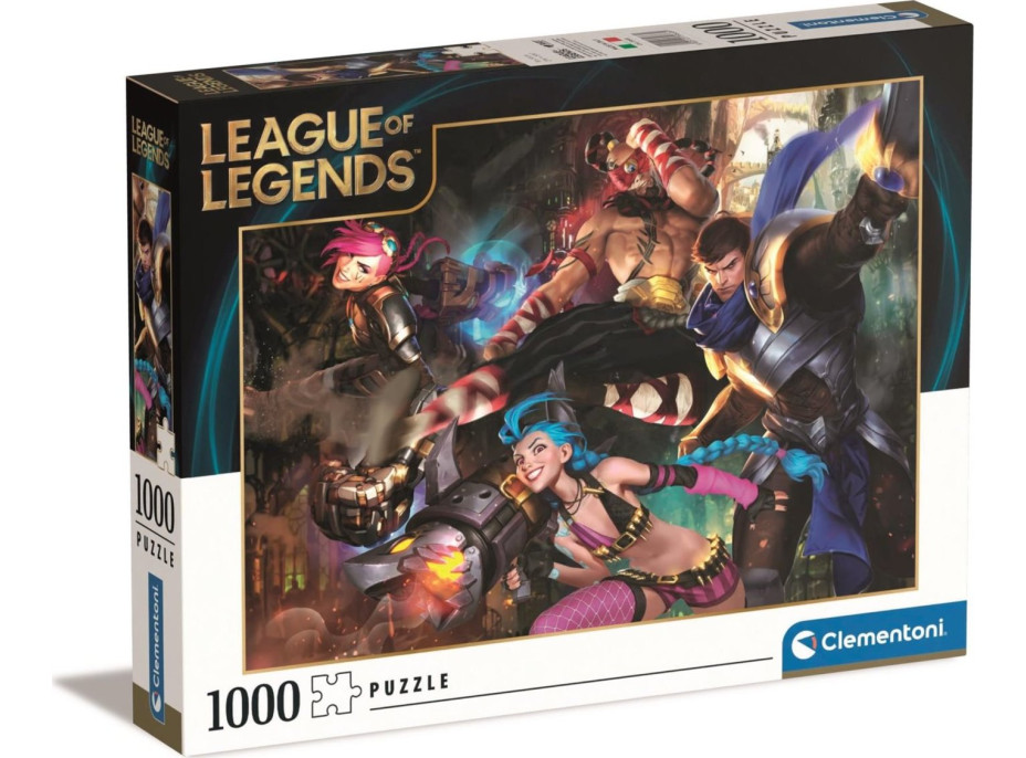 CLEMENTONI Puzzle League of Legends: Šampióni 1000 dielikov