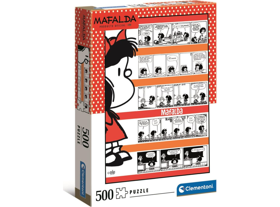 CLEMENTONI Puzzle Mafalda 500 dielikov