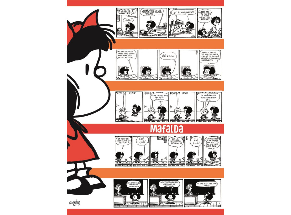 CLEMENTONI Puzzle Mafalda 500 dielikov