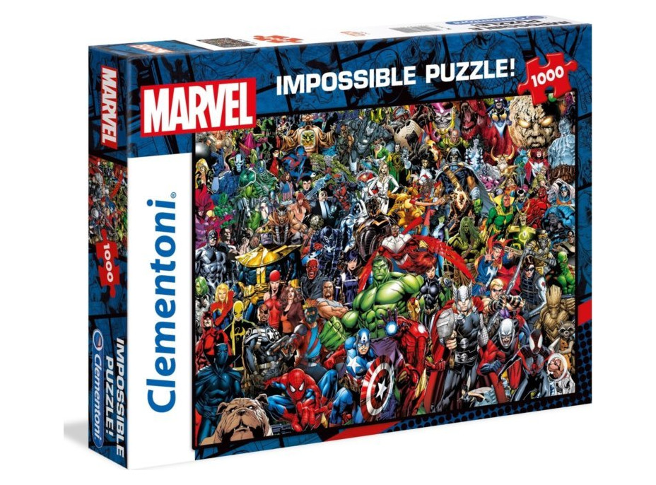 CLEMENTONI Puzzle Impossible: Marvel 1000 dielikov
