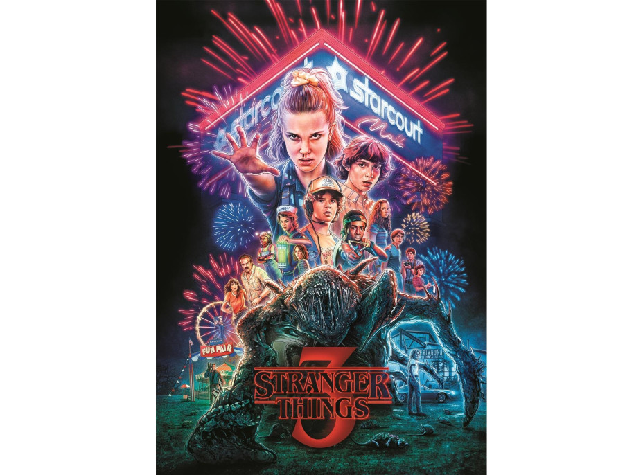 CLEMENTONI Puzzle Netflix: Stranger Things 3. série 1000 dielikov