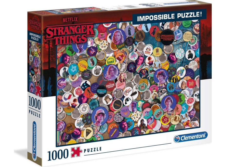 CLEMENTONI Puzzle Impossible: Netflix Stranger Things 1000 dielikov