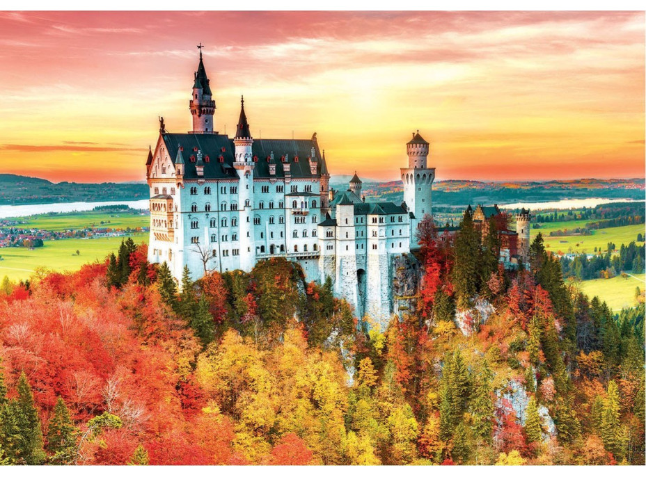 EDUCA Puzzle Jeseň v Neuschwansteine 1500 dielikov