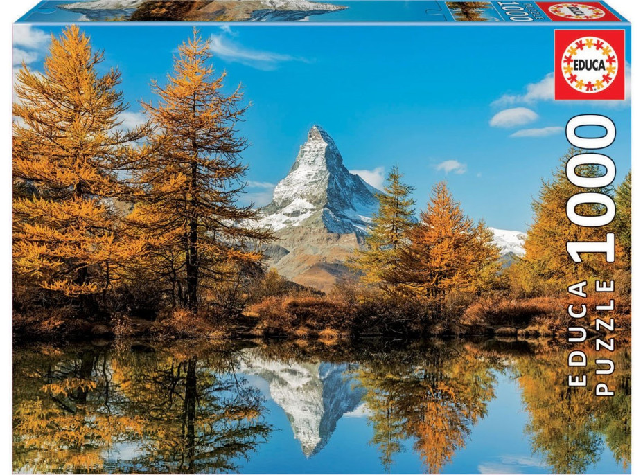 EDUCA Puzzle Jesenné Matterhorn, Švajčiarsko 1000 dielikov