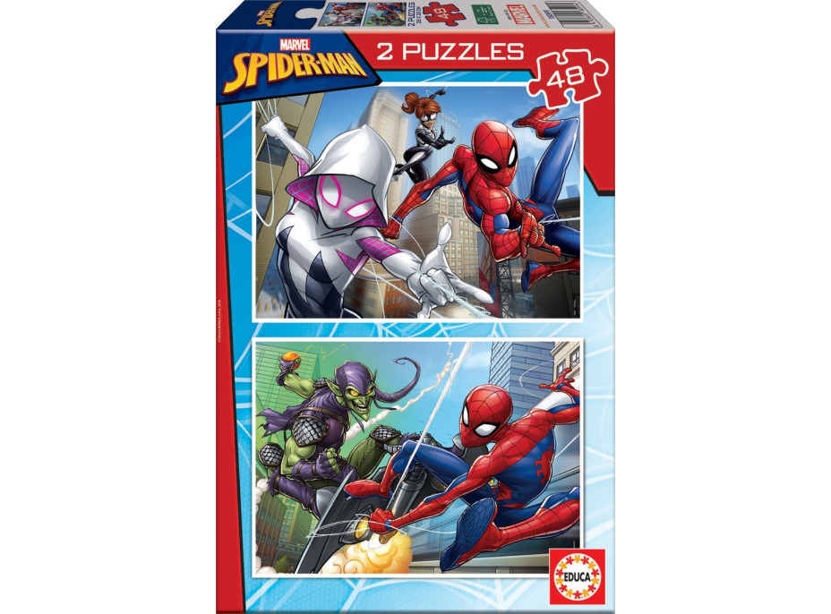 EDUCA Puzzle Spiderman 2x48 dielikov