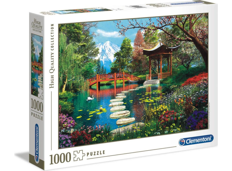 CLEMENTONI Puzzle Záhrada Fuji, Japonsko 1000 dielikov