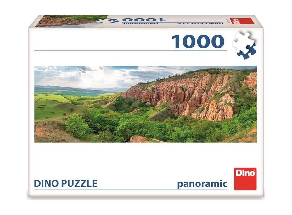 DINO Panoramatické puzzle Červená rokliny 1000 dielikov