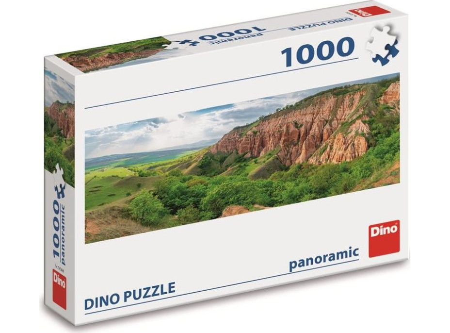 DINO Panoramatické puzzle Červená rokliny 1000 dielikov