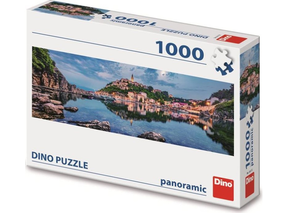 DINO Panoramatické puzzle Ostrov Krk 1000 dielikov