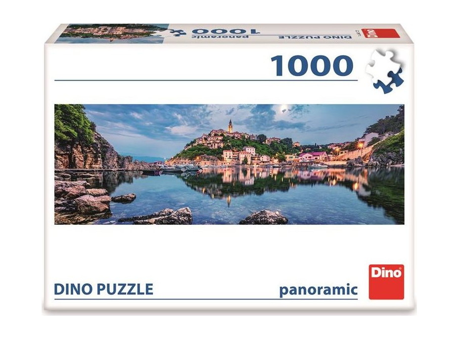 DINO Panoramatické puzzle Ostrov Krk 1000 dielikov