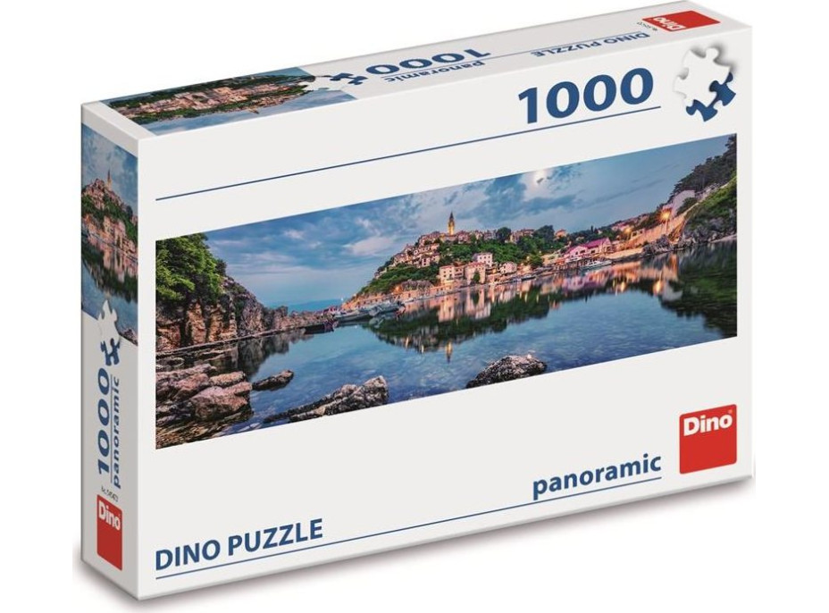 DINO Panoramatické puzzle Ostrov Krk 1000 dielikov