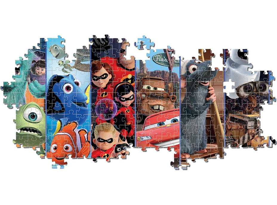 CLEMENTONI Panoramatické puzzle Pixar 1000 dielikov