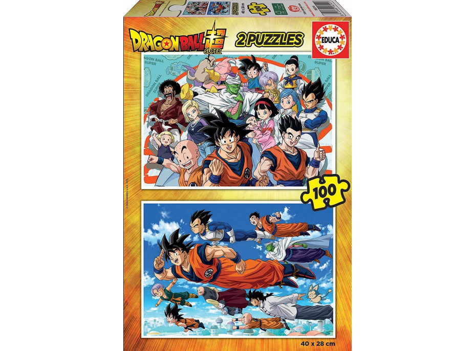 EDUCA Puzzle Dragon Ball Super 2x100 dielikov