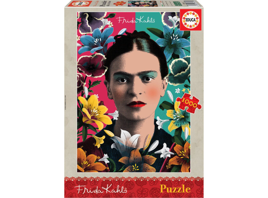 EDUCA Puzzle Frida Kahlo 1000 dielikov