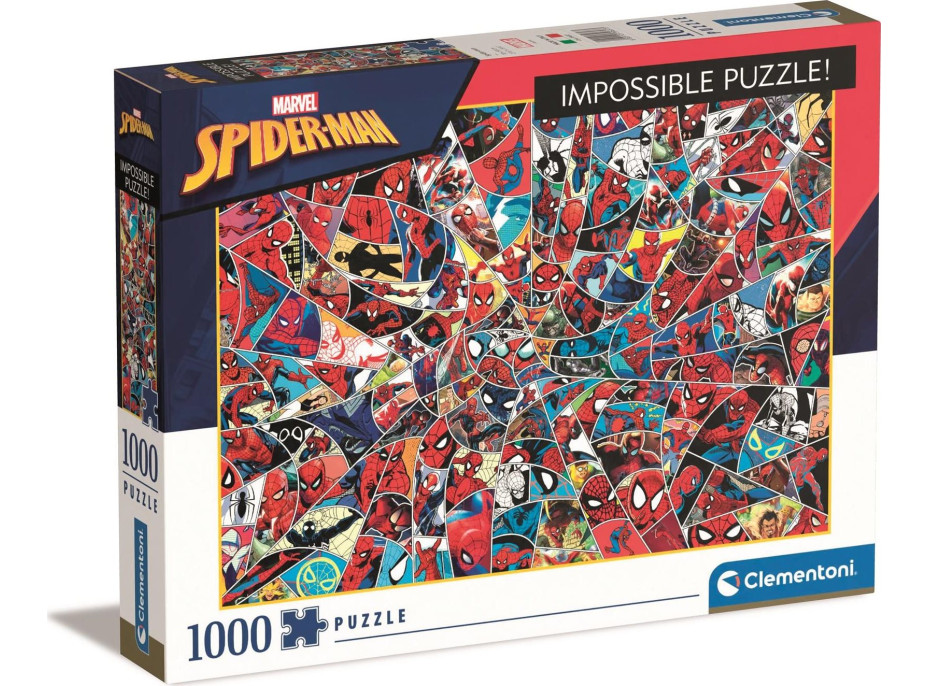 CLEMENTONI Puzzle Impossible: Spiderman 1000 dielikov