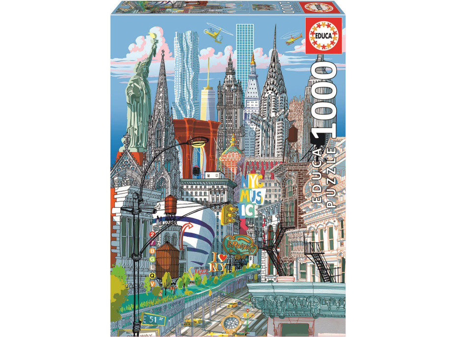 EDUCA Puzzle New York 1000 dielikov