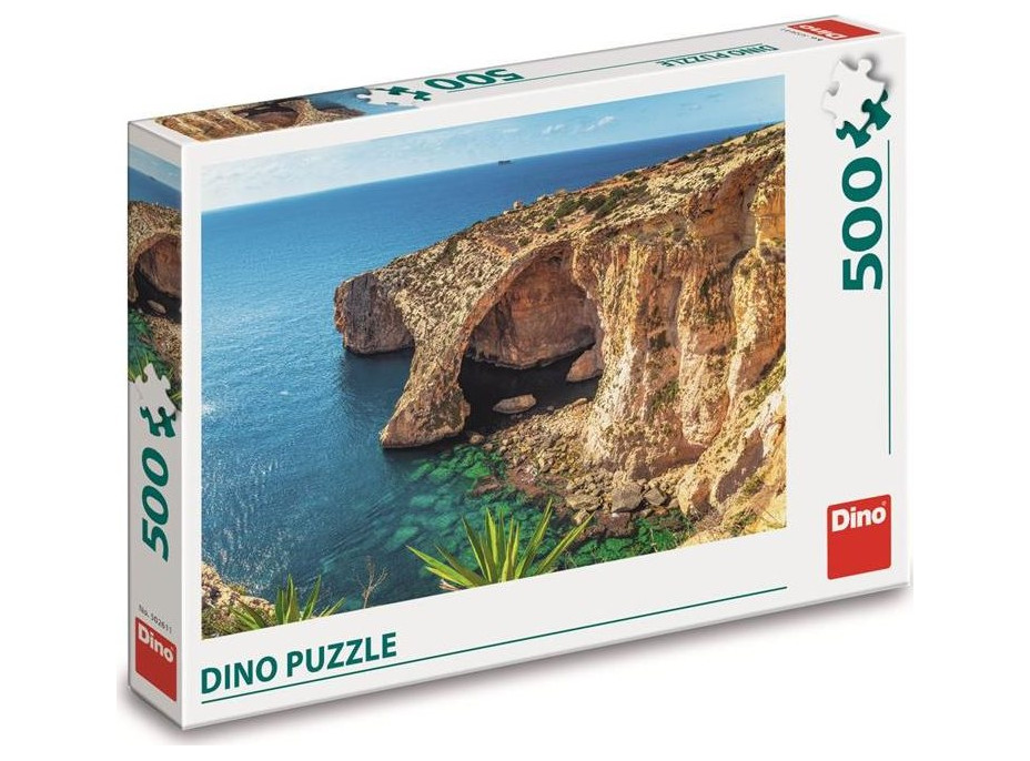 DINO Puzzle Pláž na Malte 500 dielikov