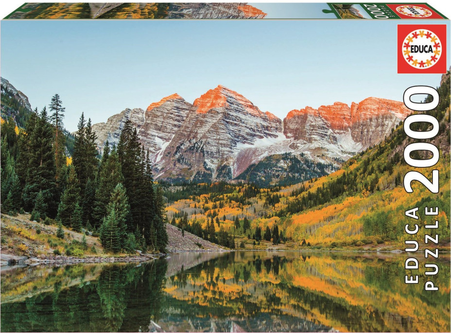 EDUCA Puzzle Pohorie Maroon Bells, USA 2000 dielikov