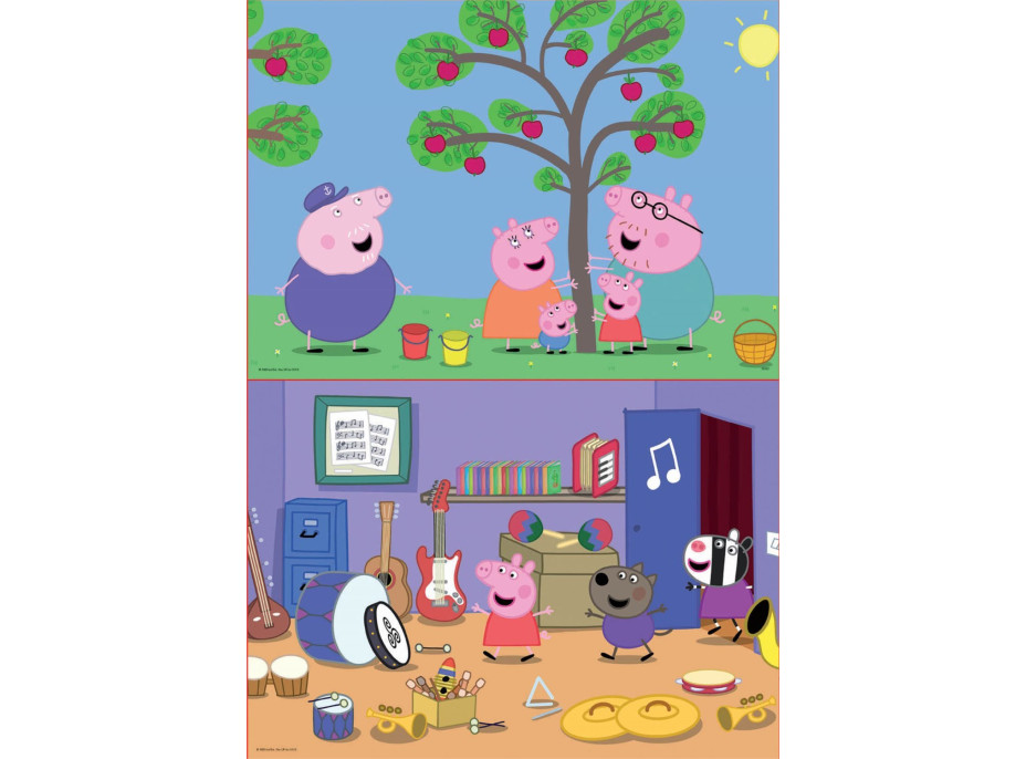 EDUCA Puzzle Prasiatko Peppa 2x48 dielikov