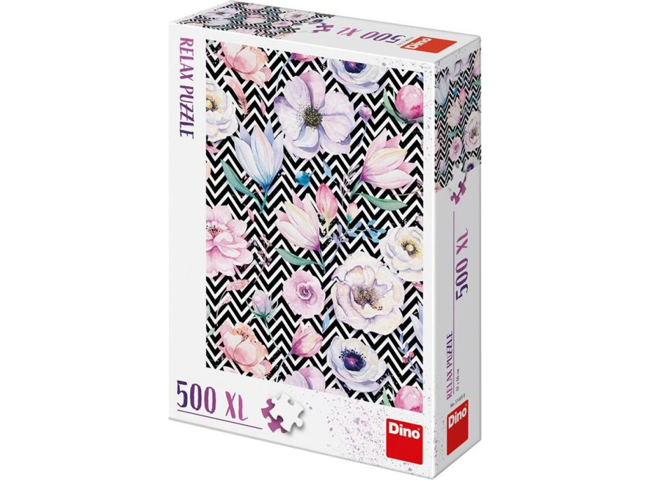 DINO Relax puzzle Kvety XL 500 dielikov