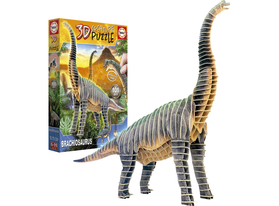 EDUCA 3D puzzle Brachiosaurus 101 dielikov