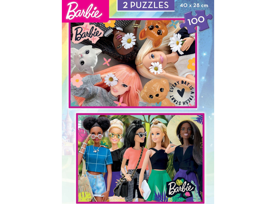 EDUCA Puzzle Barbie 2x100 dielikov