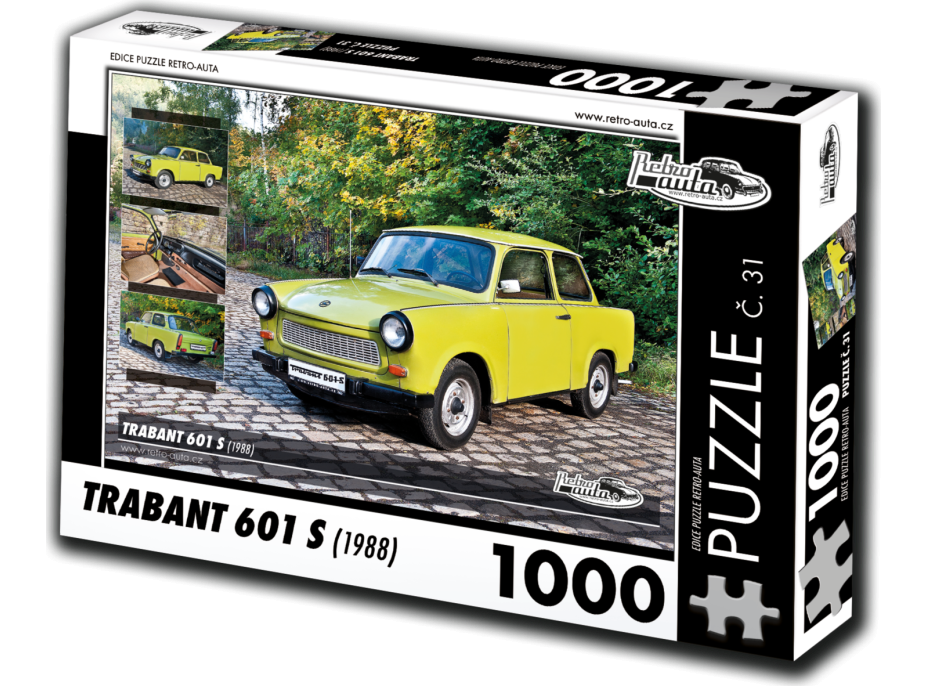 RETRO-AUTA Puzzle č. 31 Trabant 601 S (1988) 1000 dielikov