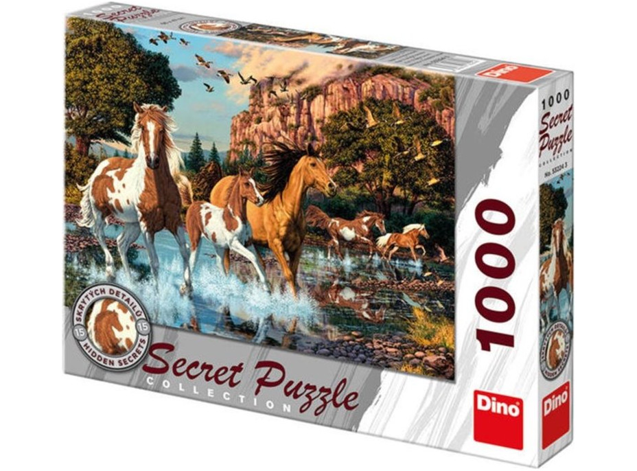 DINO Puzzle Secret Collection: Kone 1000 dielikov