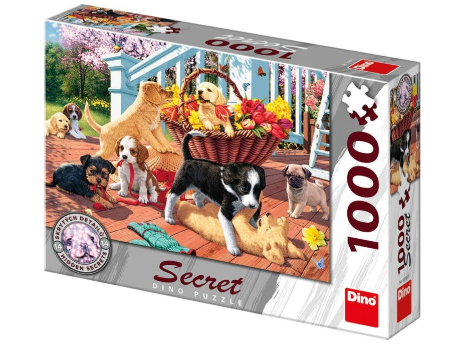 DINO Puzzle Secret Collection: Šteňatá 1000 dielikov