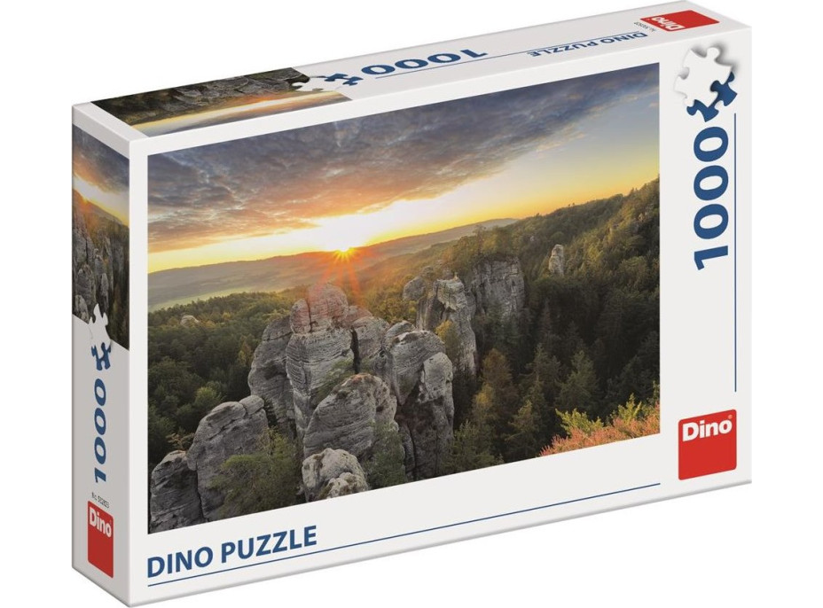 DINO Puzzle Hruboskalské skalné mesto, Český Raj 1000 dielikov