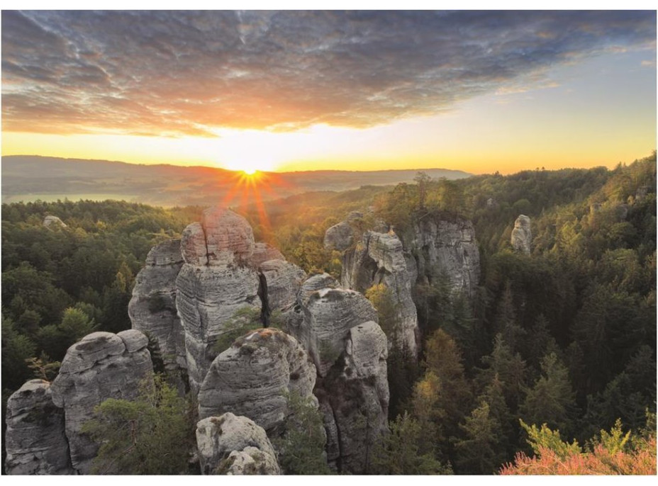 DINO Puzzle Hruboskalské skalné mesto, Český Raj 1000 dielikov