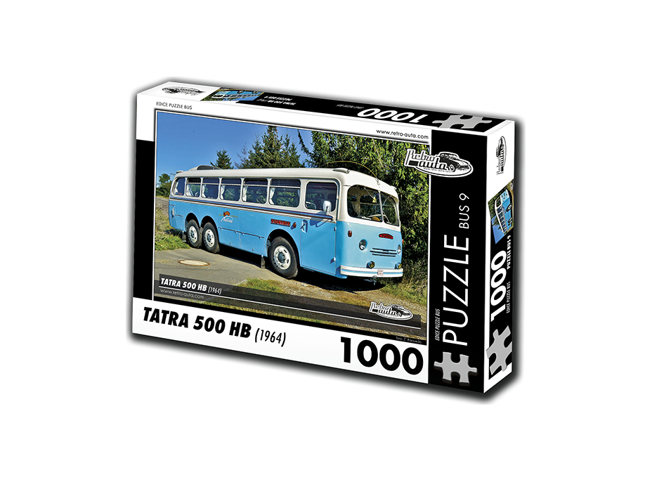 RETRO-AUTA Puzzle BUS č. 9 Tatra 500 HB (1964) 1000 dielikov