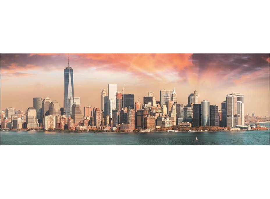 DINO Panoramatické puzzle Manhattan za súmraku, New York 1000 dielikov