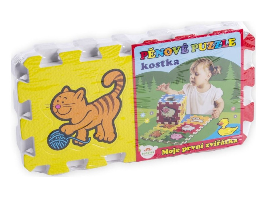 TEDDIES Penové puzzle Moje prvé zvieratká (13,5x13,5)