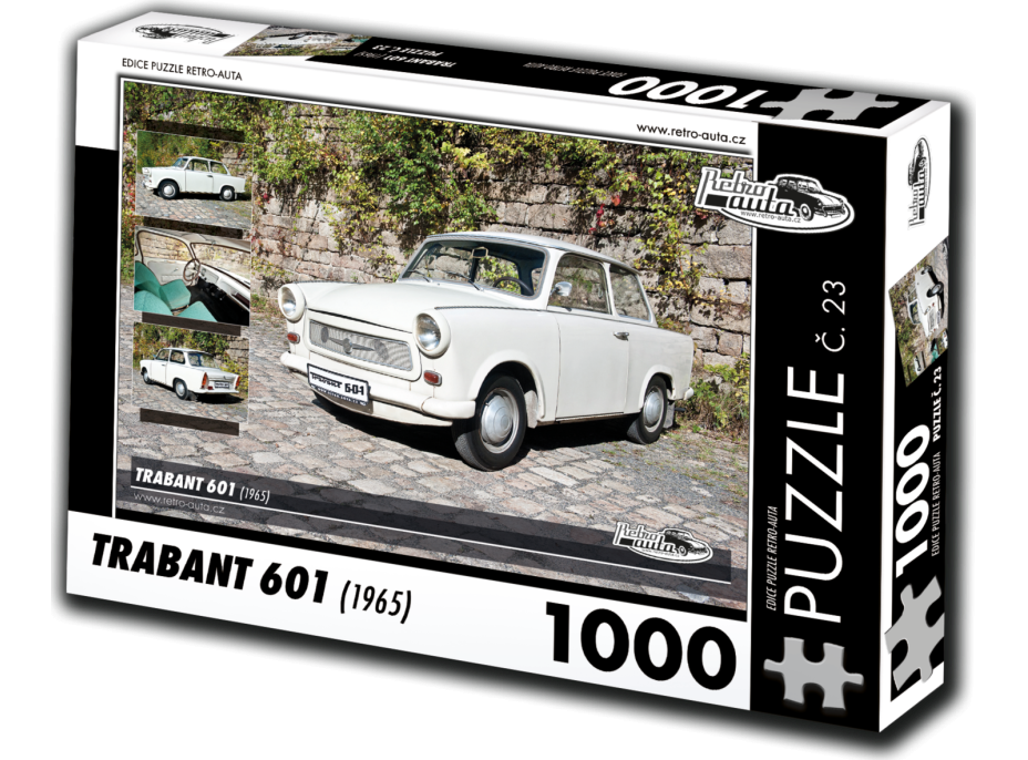 RETRO-AUTA Puzzle č. 23 Trabant 601 (1965) 1000 dielikov