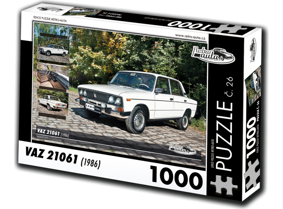 RETRO-AUTA Puzzle č. 26 Väz 21061 (1986) 1000 dielikov