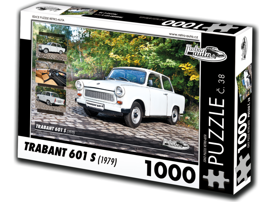 RETRO-AUTA Puzzle č. 38 Trabant 601 S (1979) 1000 dielikov