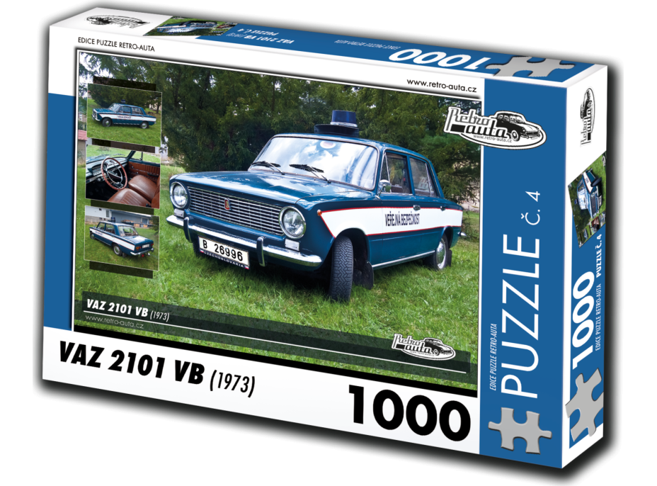 RETRO-AUTA Puzzle č. 4 Väz 2101 VB (1973) 1000 dielikov