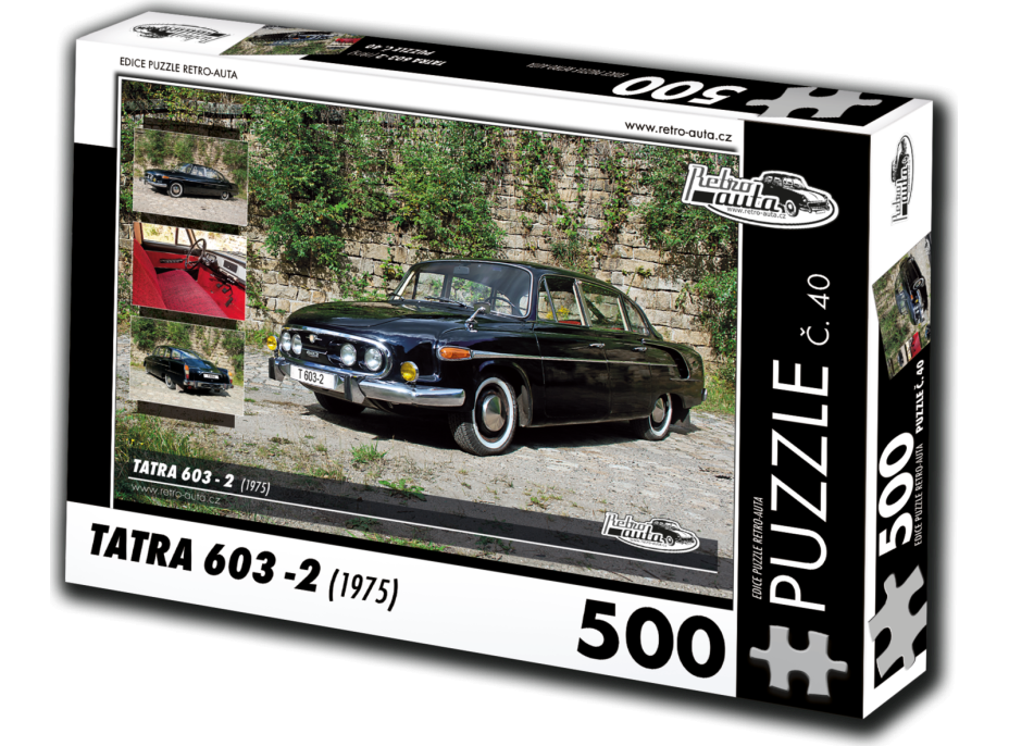 RETRO-AUTA Puzzle č. 40 Tatra 603-2 (1975) 500 dielikov