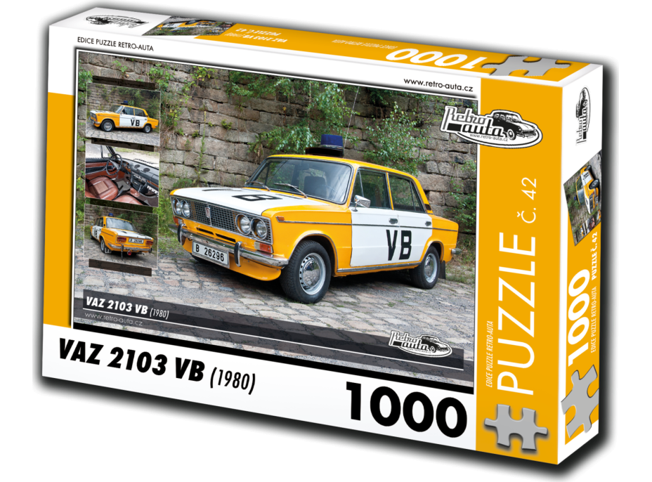 RETRO-AUTA Puzzle č. 42 VAZ 2103 VB (1980) 1000 dielikov