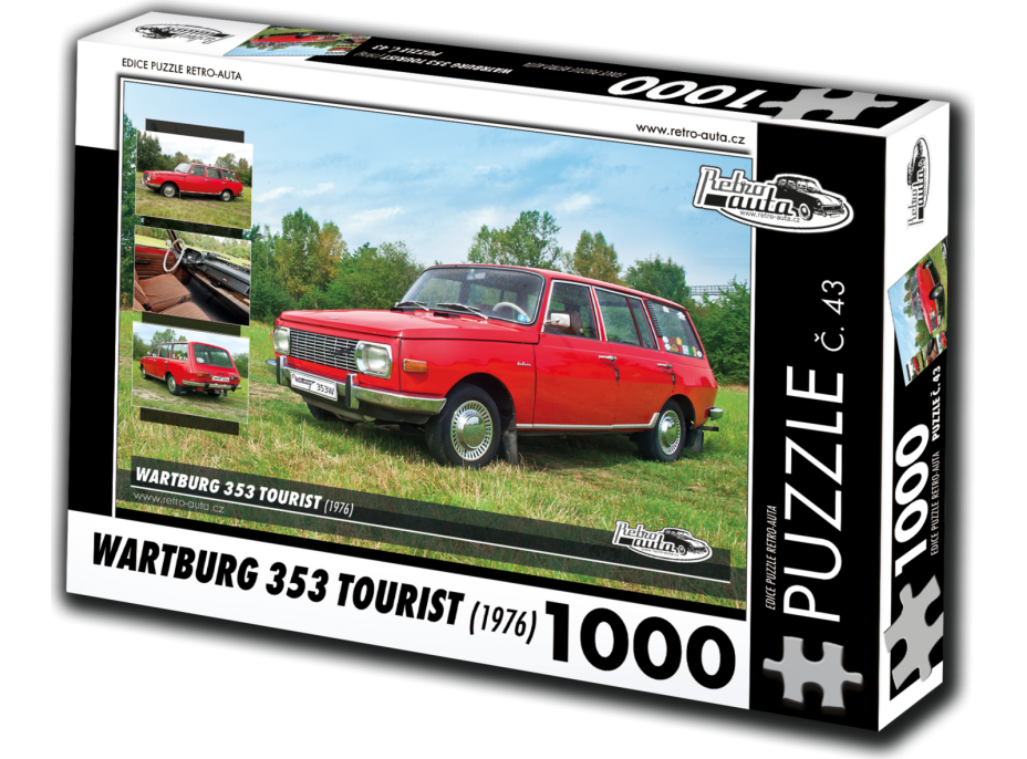 RETRO-AUTA Puzzle č. 43 Wartburg 353 Tourist (1976) 1000 dielikov